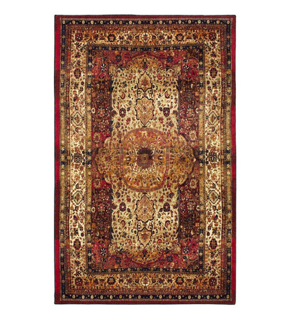 Plow & Hearth Synthetic Rugs Indoor Living Heirloom Shiraz Easy Care Smartstrand Rug