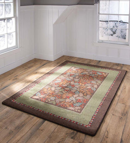 Plow & Hearth Synthetic Rugs Indoor Living Hickory Hill Edurastran Area Rug