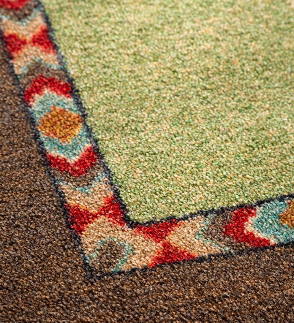 Plow & Hearth Synthetic Rugs Indoor Living Hickory Hill Edurastran Area Rug
