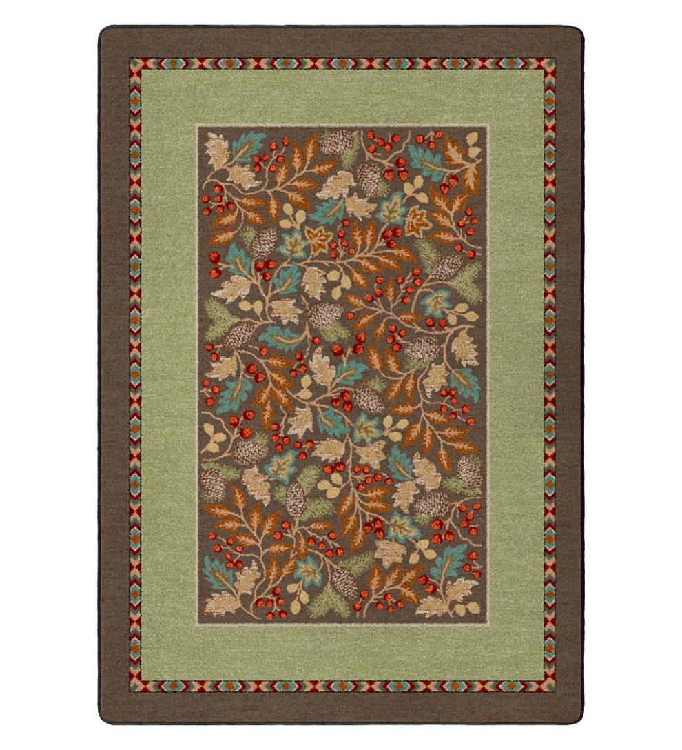 Plow & Hearth Synthetic Rugs Indoor Living Hickory Hill Edurastran Area Rug