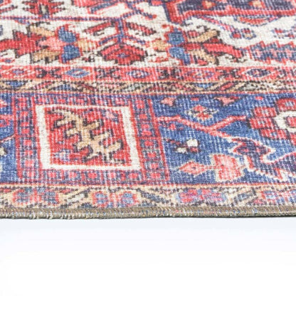 Plow & Hearth Synthetic Rugs Indoor Living Indoor/Outdoor Berkley Border Polyester Rug