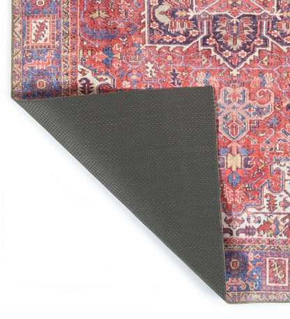 Plow & Hearth Synthetic Rugs Indoor Living Indoor/Outdoor Berkley Border Polyester Rug