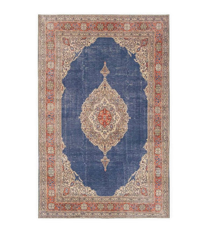 Plow & Hearth Synthetic Rugs Indoor Living Indoor/Outdoor Berkley Medallion Polyester Rug