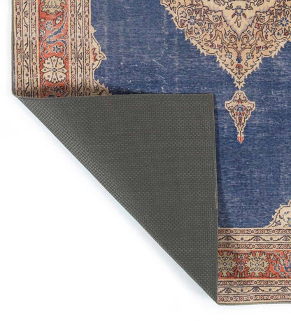 Plow & Hearth Synthetic Rugs Indoor Living Indoor/Outdoor Berkley Medallion Polyester Rug