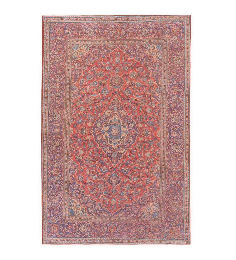 Plow & Hearth Synthetic Rugs Indoor Living Indoor/Outdoor Berkley Tapestry Polyester Rug