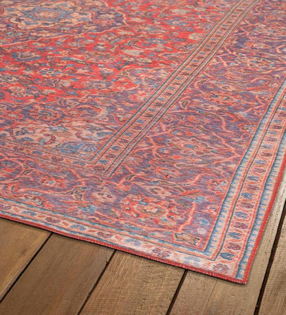 Plow & Hearth Synthetic Rugs Indoor Living Indoor/Outdoor Berkley Tapestry Polyester Rug