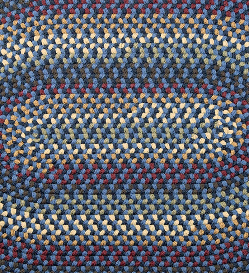 Plow & Hearth Synthetic Rugs Indoor Living Indoor/Outdoor Braided Polypro Roanoke Rug, Made In Usa