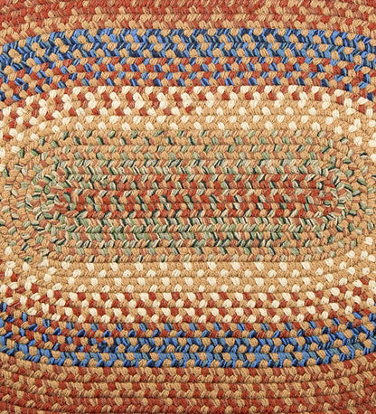 Plow & Hearth Synthetic Rugs Indoor Living Indoor/Outdoor Braided Polypro Roanoke Rug, Made In Usa