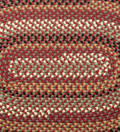 Plow & Hearth Synthetic Rugs Indoor Living Indoor/Outdoor Braided Polypro Roanoke Rug, Made In Usa