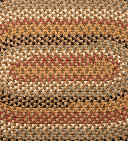 Plow & Hearth Synthetic Rugs Indoor Living Indoor/Outdoor Braided Polypro Roanoke Rug, Made In Usa