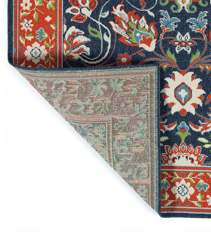 Plow & Hearth Synthetic Rugs Indoor Living Indoor/Outdoor Brunswick Border Polypropylene Rug