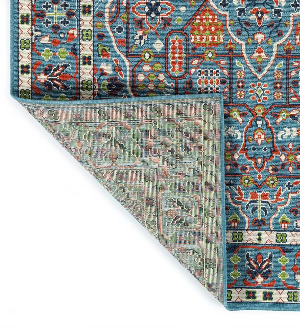 Plow & Hearth Synthetic Rugs Indoor Living Indoor/Outdoor Brunswick Tapestry Polypropylene Rug