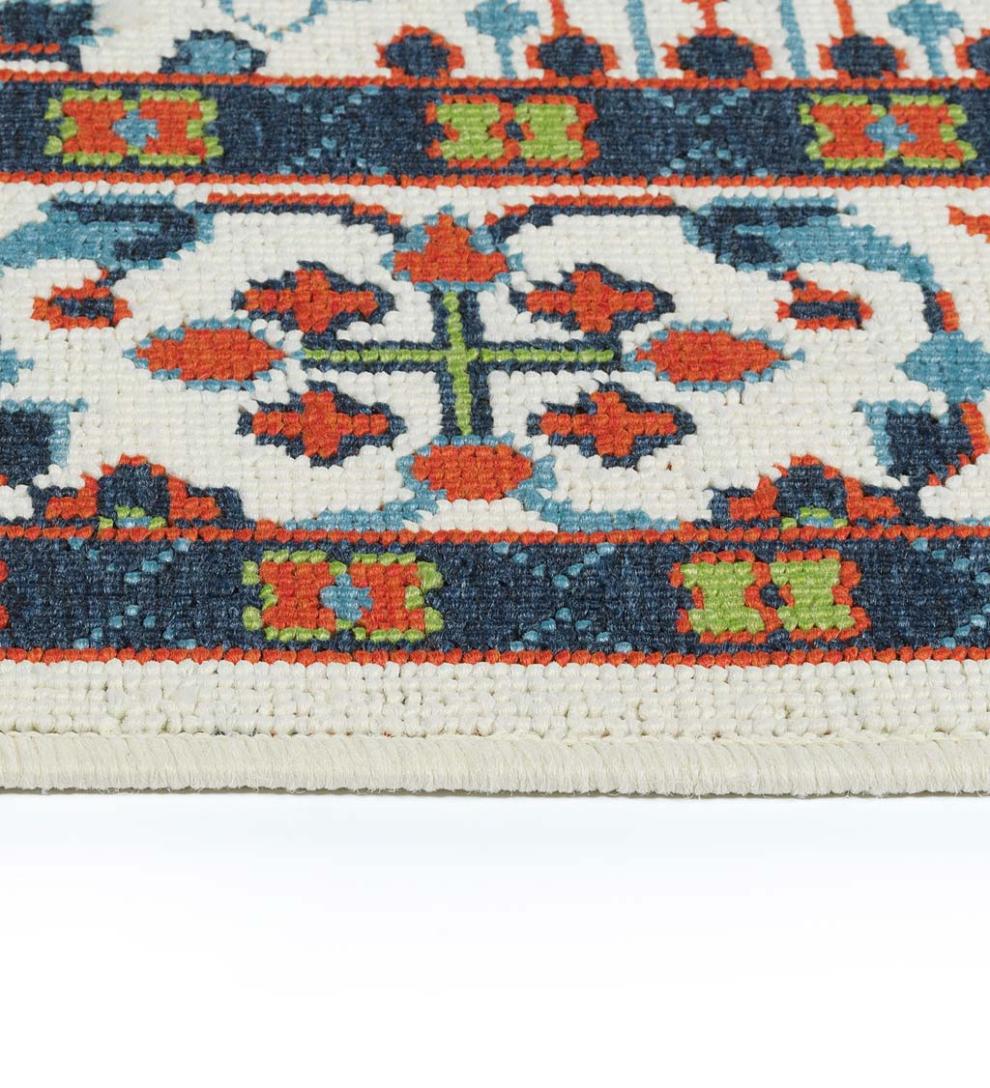 Plow & Hearth Synthetic Rugs Indoor Living Indoor/Outdoor Brunswick Tapestry Polypropylene Rug
