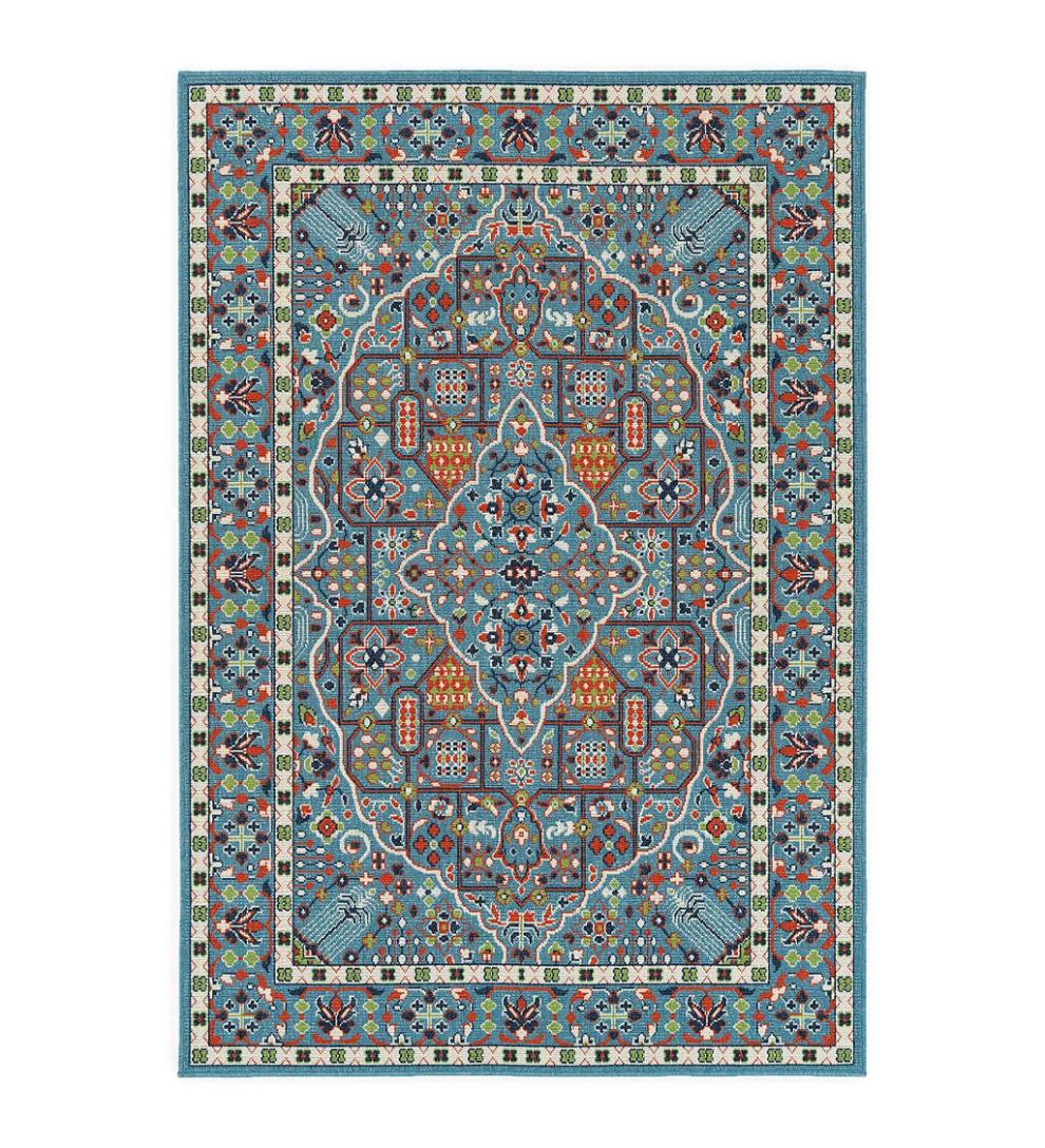 Plow & Hearth Synthetic Rugs Indoor Living Indoor/Outdoor Brunswick Tapestry Polypropylene Rug