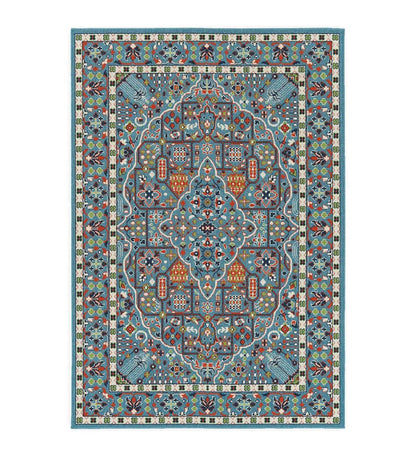 Plow & Hearth Synthetic Rugs Indoor Living Indoor/Outdoor Brunswick Tapestry Polypropylene Rug