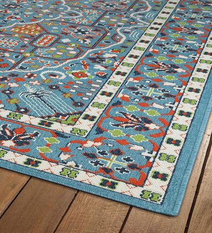 Plow & Hearth Synthetic Rugs Indoor Living Indoor/Outdoor Brunswick Tapestry Polypropylene Rug