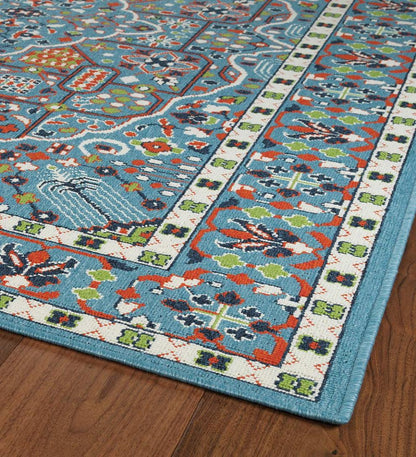 Plow & Hearth Synthetic Rugs Indoor Living Indoor/Outdoor Brunswick Tapestry Polypropylene Rug
