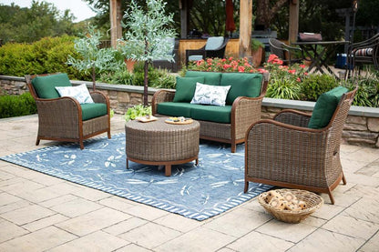 Plow & Hearth Synthetic Rugs Indoor Living Indoor/Outdoor Dragonfly Rug