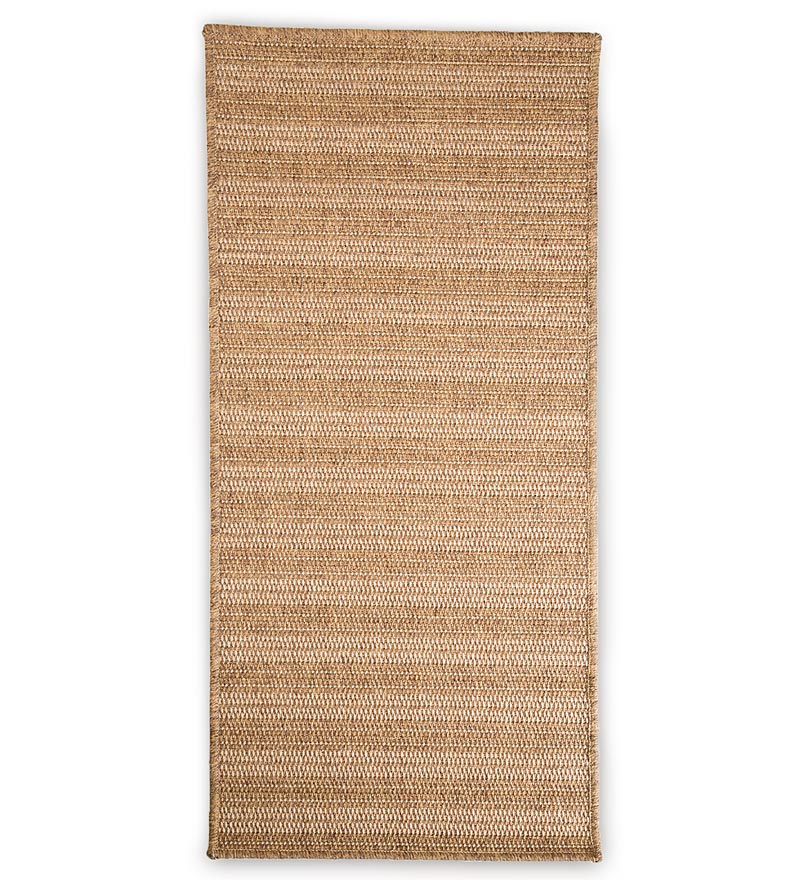 Plow & Hearth Synthetic Rugs Indoor Living Indoor/Outdoor Laurel Seagrass-Look Polypropylene Rugs