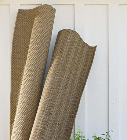 Plow & Hearth Synthetic Rugs Indoor Living Indoor/Outdoor Laurel Seagrass-Look Polypropylene Rugs