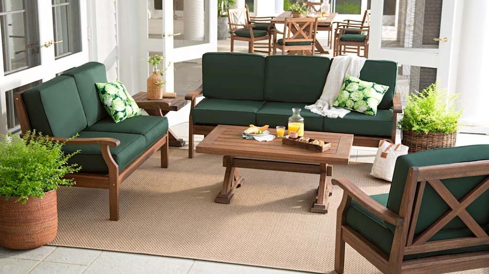 Plow & Hearth Synthetic Rugs Indoor Living Indoor/Outdoor Laurel Seagrass-Look Polypropylene Rugs