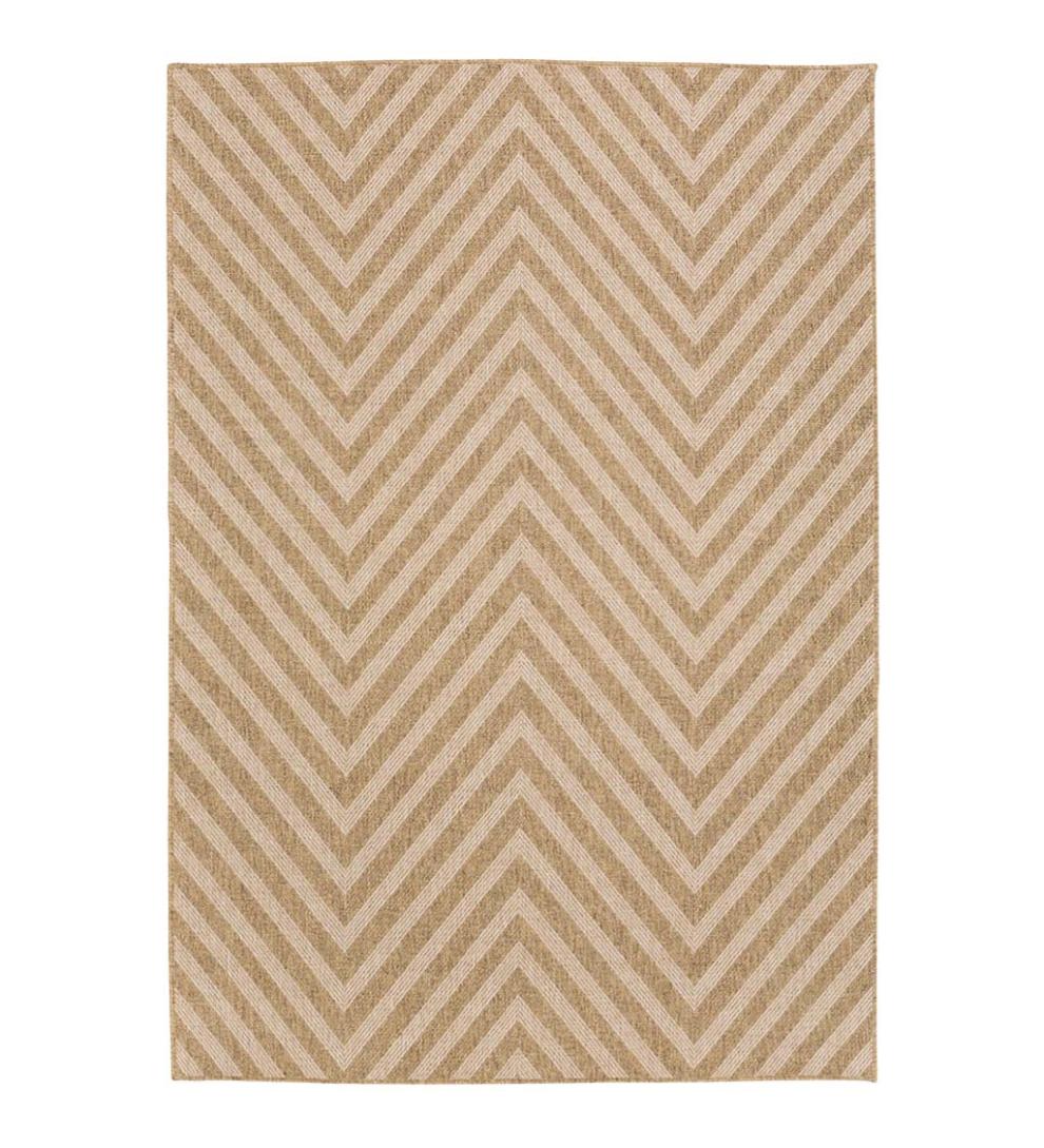 Plow & Hearth Synthetic Rugs Indoor Living Indoor/Outdoor Laurel Seagrass-Look Polypropylene Rugs