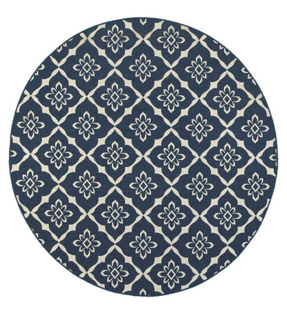 Plow & Hearth Synthetic Rugs Indoor Living Indoor/Outdoor Lexington Trellis Rug