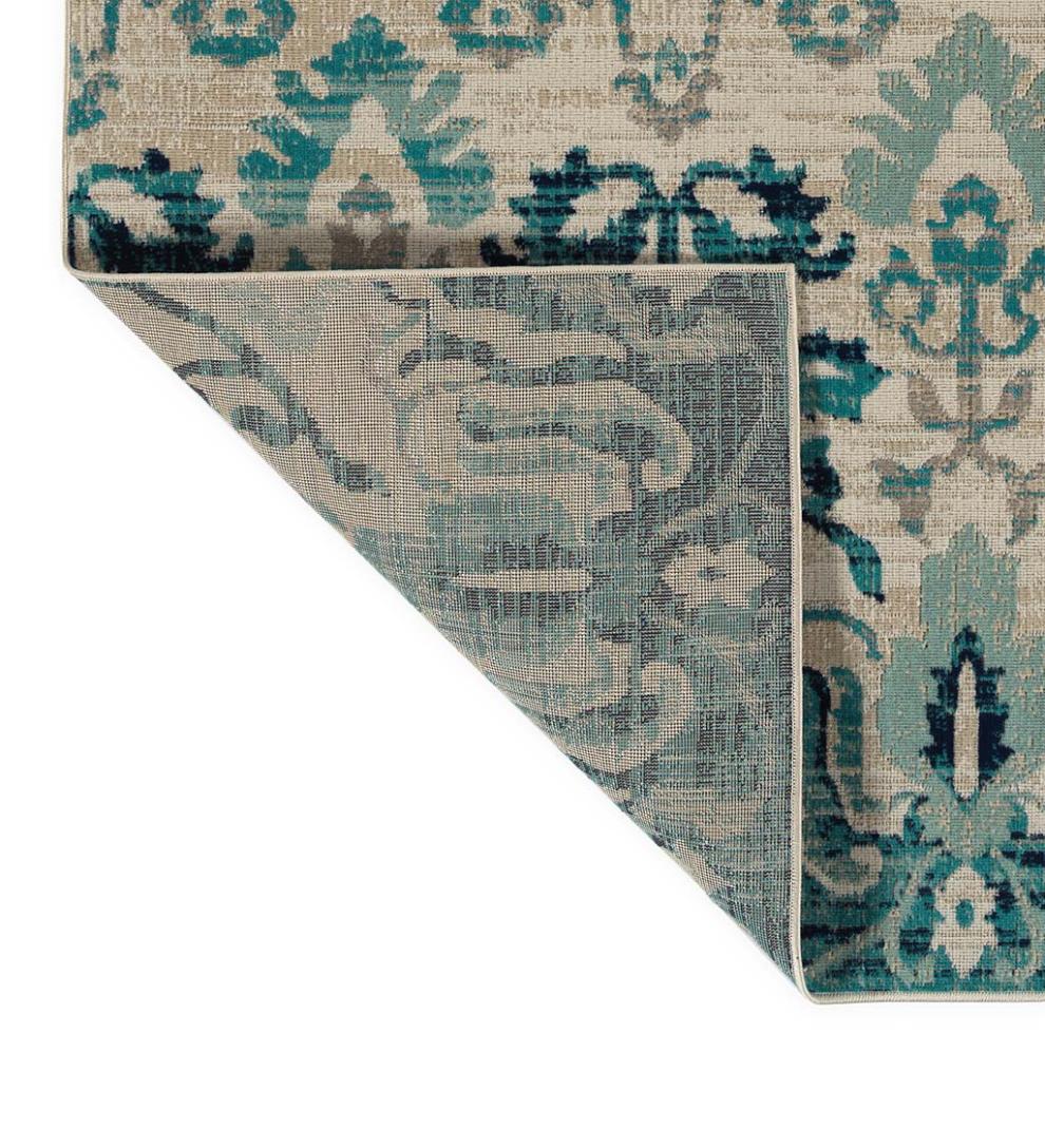 Plow & Hearth Synthetic Rugs Indoor Living Indoor/Outdoor Oakland Garden Polypropylene Rug