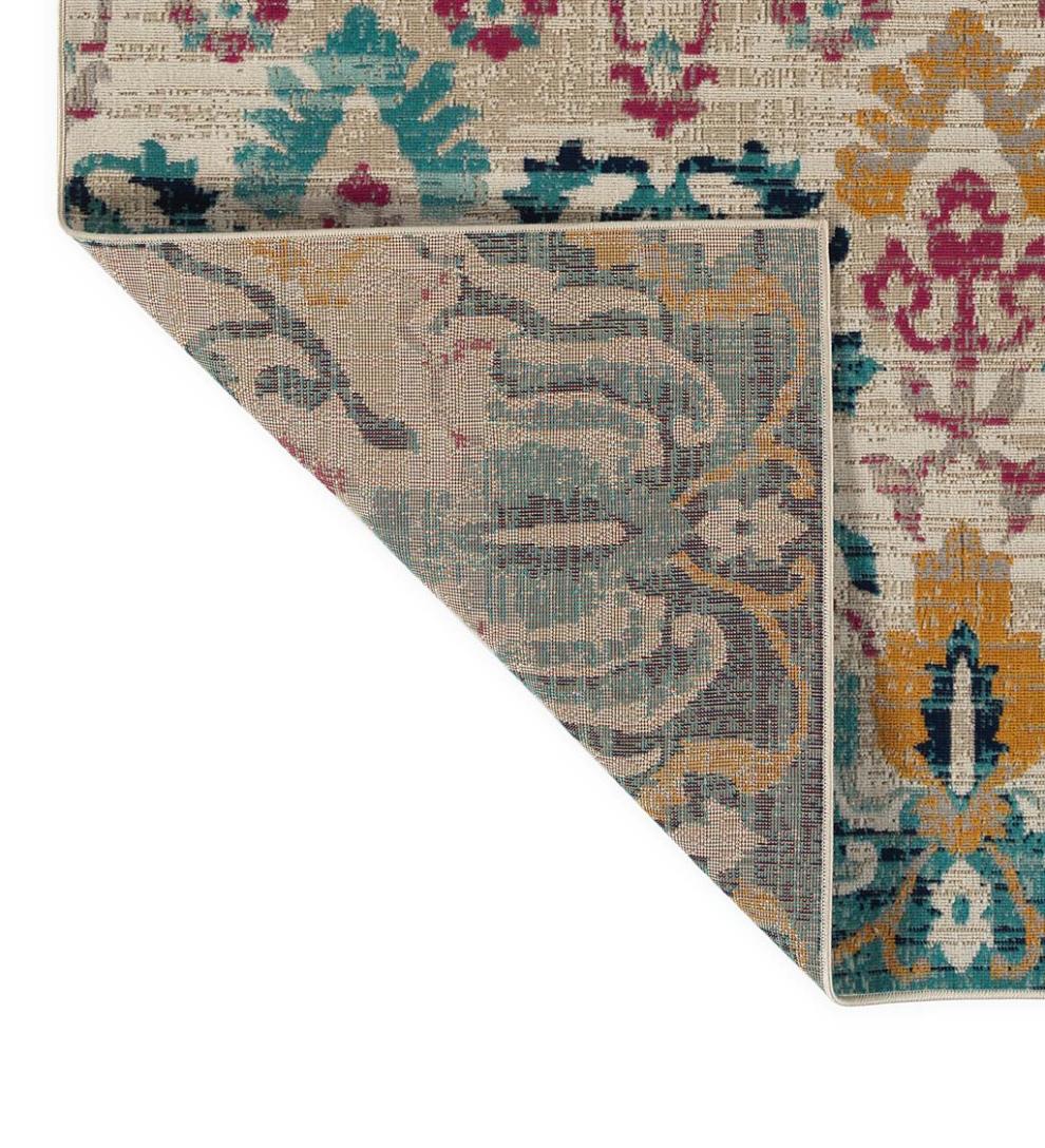 Plow & Hearth Synthetic Rugs Indoor Living Indoor/Outdoor Oakland Garden Polypropylene Rug
