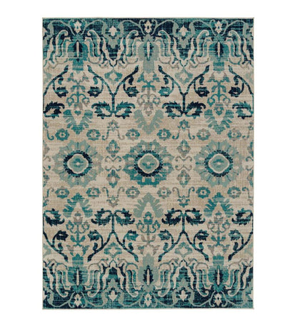 Plow & Hearth Synthetic Rugs Indoor Living Indoor/Outdoor Oakland Garden Polypropylene Rug