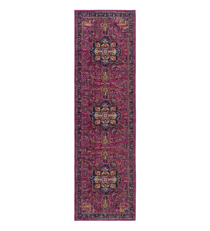 Plow & Hearth Synthetic Rugs Indoor Living Indoor/Outdoor Oakland Medallion Polypropylene Rug