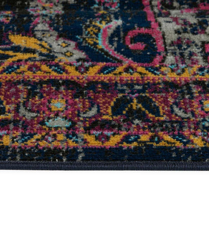 Plow & Hearth Synthetic Rugs Indoor Living Indoor/Outdoor Oakland Medallion Polypropylene Rug