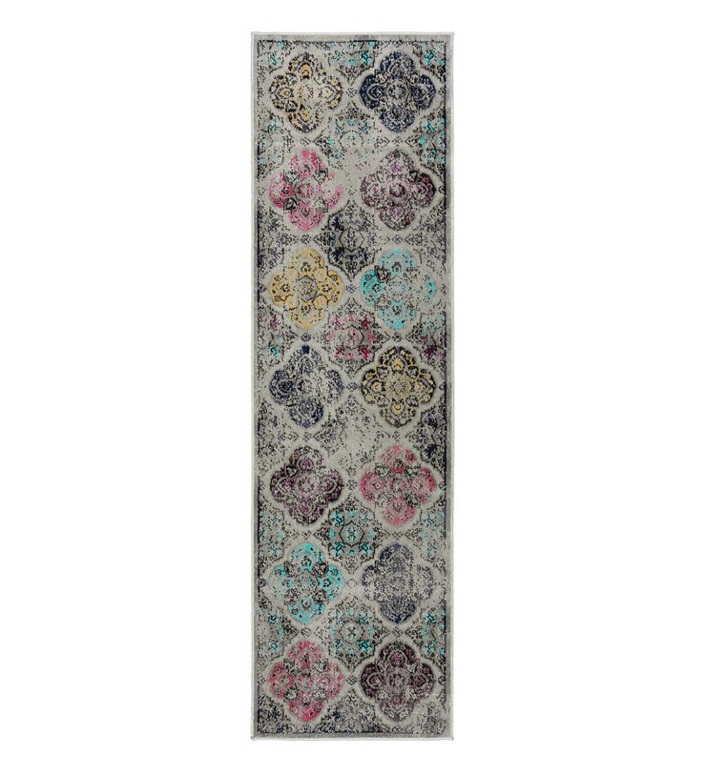 Plow & Hearth Synthetic Rugs Indoor Living Indoor/Outdoor Oakland Panel Polypropylene Rug