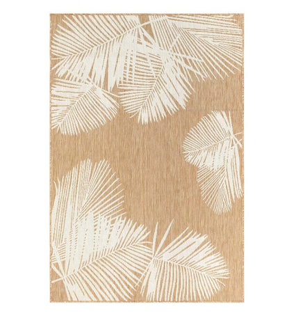 Plow & Hearth Synthetic Rugs Indoor Living Indoor/Outdoor Textured Palms Polypropylene Rug