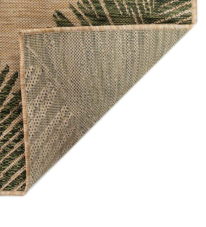 Plow & Hearth Synthetic Rugs Indoor Living Indoor/Outdoor Textured Palms Polypropylene Rug