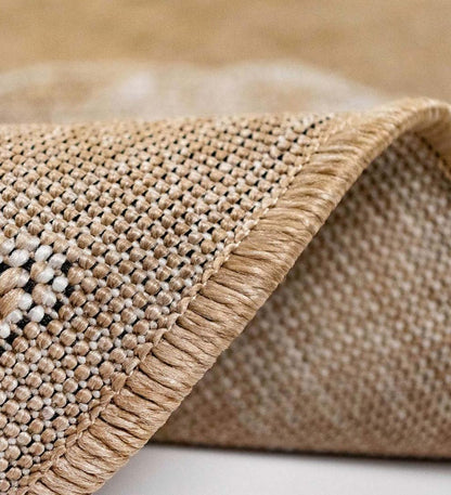 Plow & Hearth Synthetic Rugs Indoor Living Indoor/Outdoor Textured Shells Polypropylene Rug