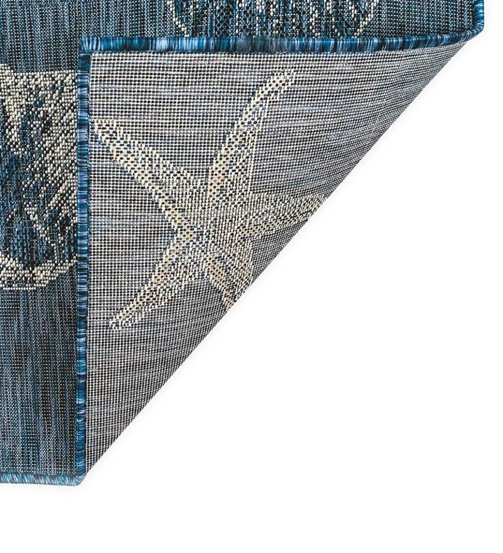 Plow & Hearth Synthetic Rugs Indoor Living Indoor/Outdoor Textured Shells Polypropylene Rug