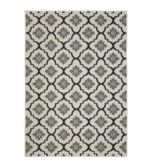 Plow & Hearth Synthetic Rugs Indoor Living Indoor/Outdoor York Tilework Polypropylene Rug