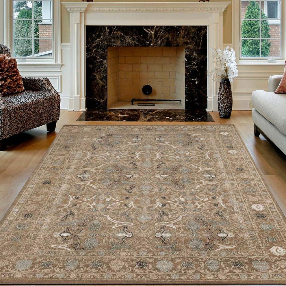 Plow & Hearth Synthetic Rugs Indoor Living Kingston Polypropylene Area Rug