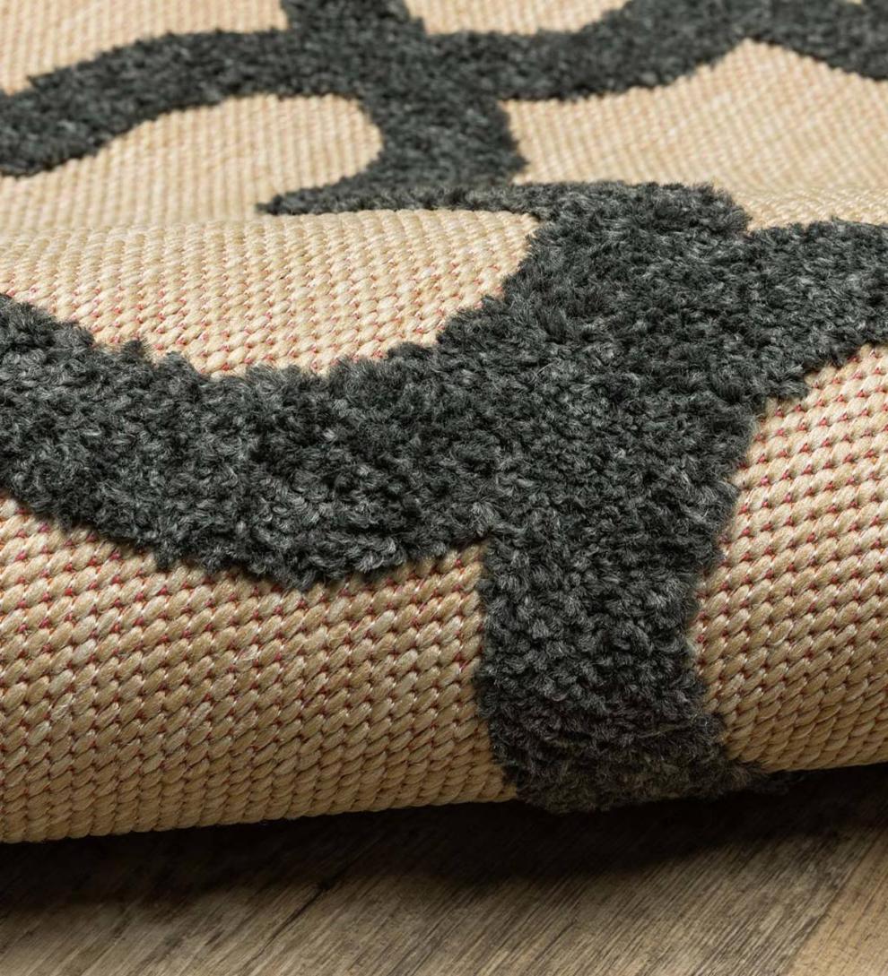 Plow & Hearth Synthetic Rugs Indoor Living Lafayette Indoor/Outdoor Rug