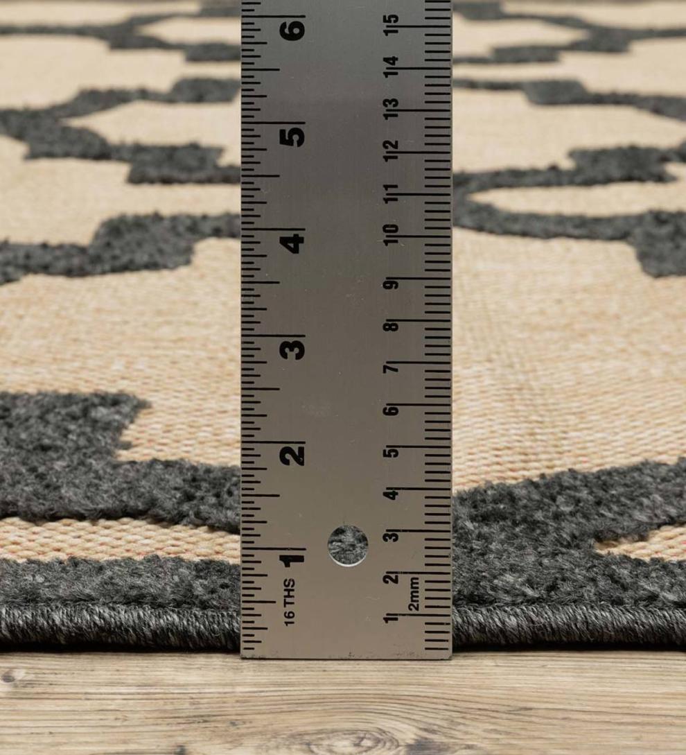 Plow & Hearth Synthetic Rugs Indoor Living Lafayette Indoor/Outdoor Rug