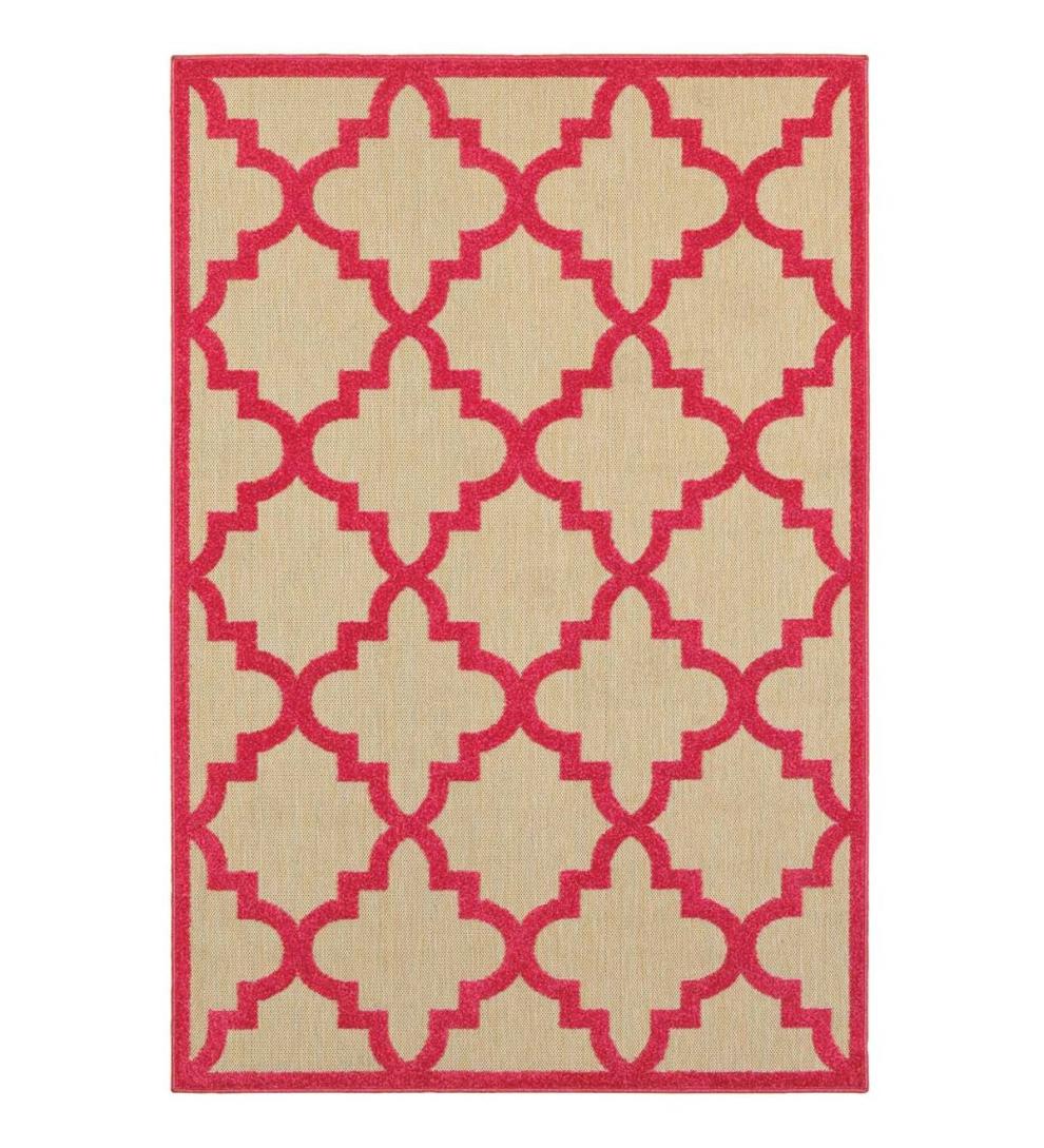 Plow & Hearth Synthetic Rugs Indoor Living Lafayette Indoor/Outdoor Rug