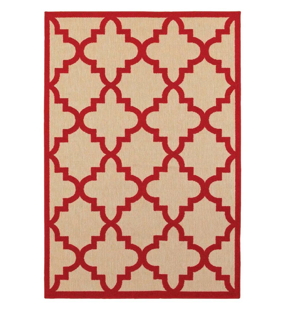 Plow & Hearth Synthetic Rugs Indoor Living Lafayette Indoor/Outdoor Rug