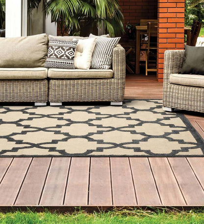Plow & Hearth Synthetic Rugs Indoor Living Lafayette Indoor/Outdoor Rug
