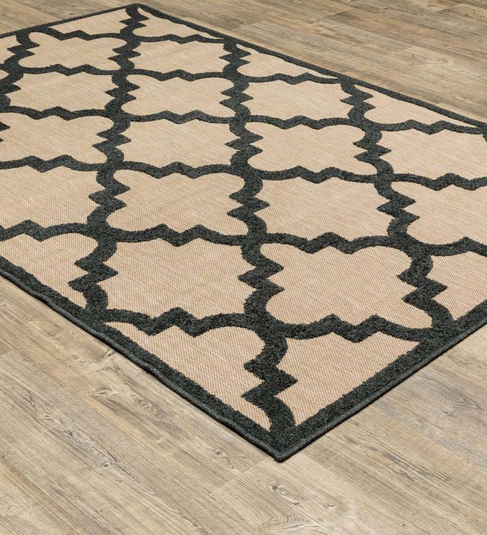 Plow & Hearth Synthetic Rugs Indoor Living Lafayette Indoor/Outdoor Rug