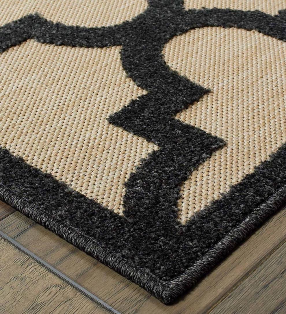 Plow & Hearth Synthetic Rugs Indoor Living Lafayette Indoor/Outdoor Rug