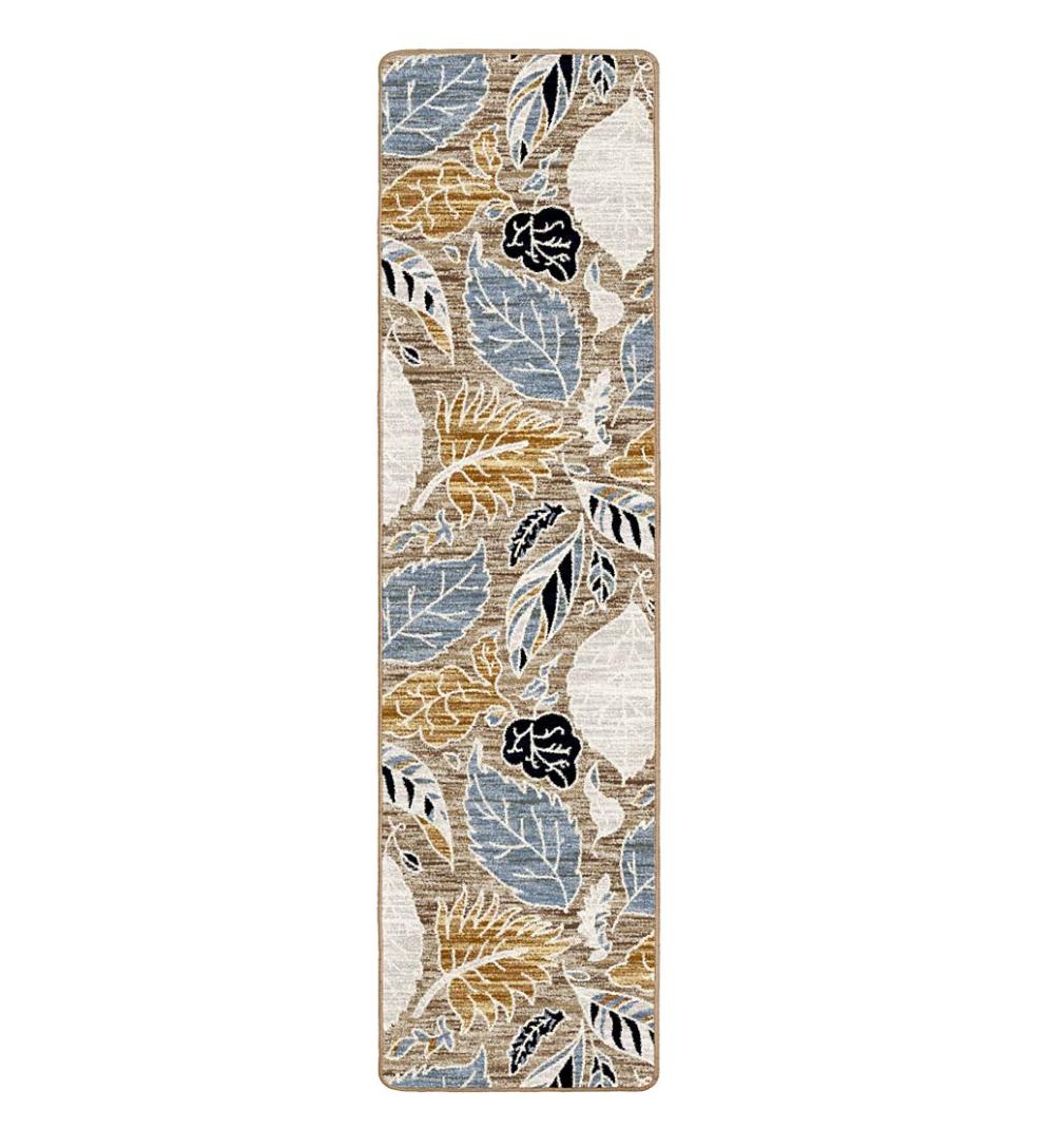 Plow & Hearth Synthetic Rugs Indoor Living Leaves Endurastran Area Rug