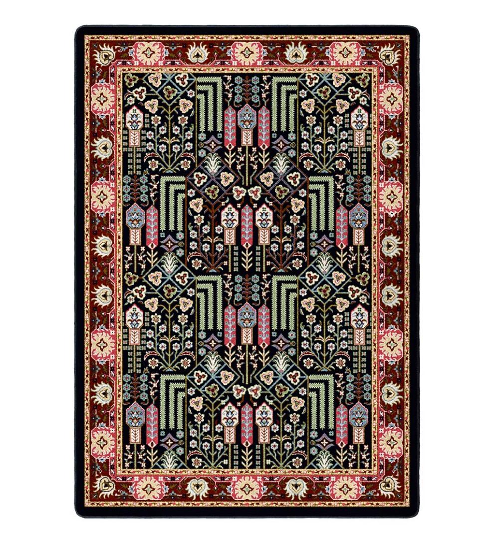 Plow & Hearth Synthetic Rugs Indoor Living Mount Joy Endurastran Area Rug