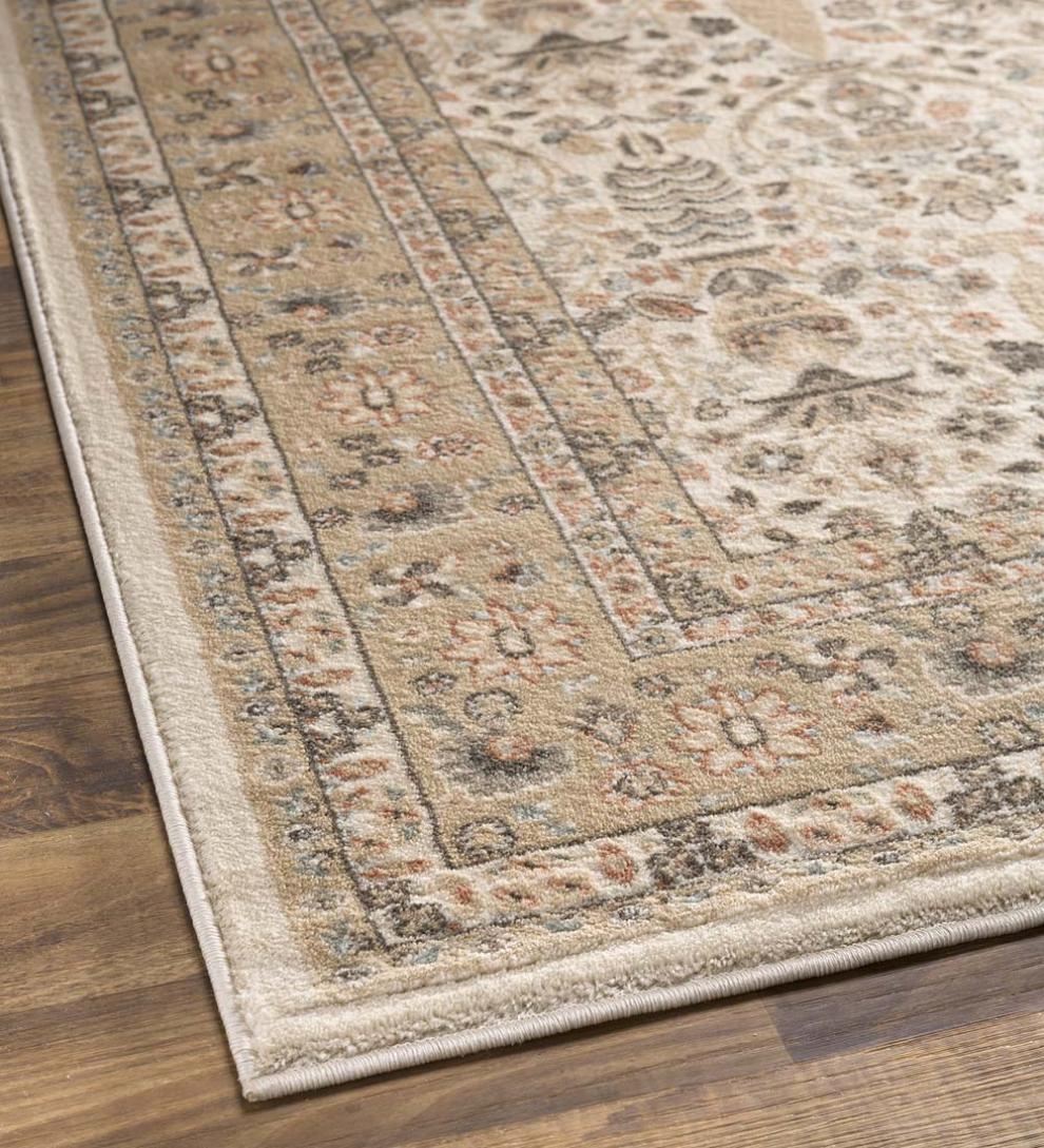Plow & Hearth Synthetic Rugs Indoor Living Oak Lawn Polypropylene Rug