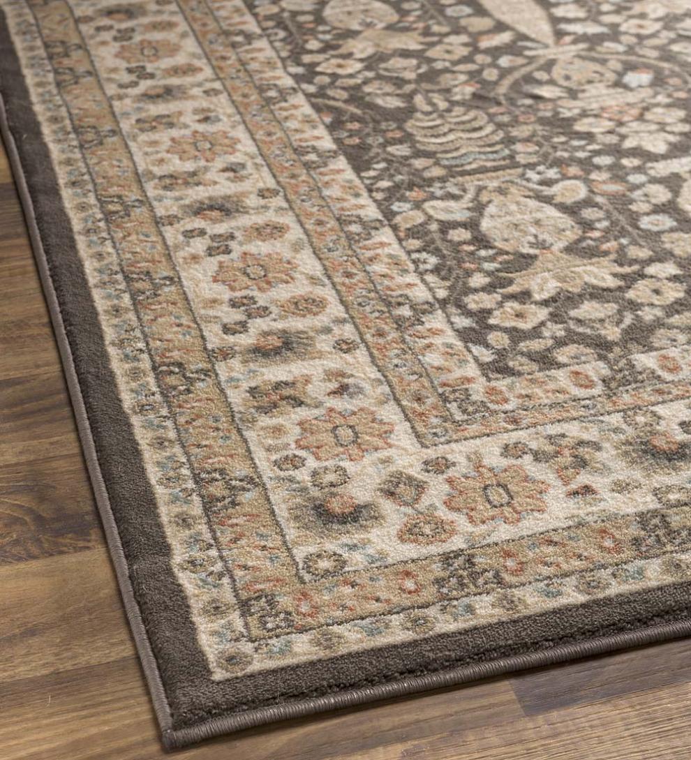 Plow & Hearth Synthetic Rugs Indoor Living Oak Lawn Polypropylene Rug